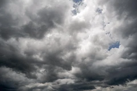 Dark storm clouds with background,Dark clouds before a thunder-storm. Stock Photos
