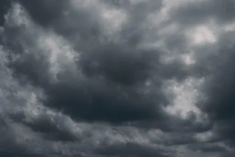 Dark storm clouds with background,Dark clouds before a thunder-storm. 스톡 사진