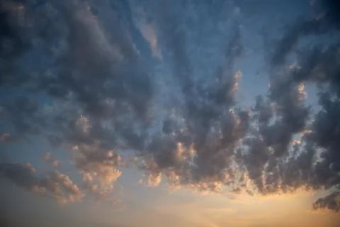 Dark storm clouds with background,Dark clouds before a thunder-storm. Stock Photos