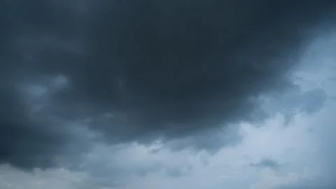 Dark storm clouds with background,Dark clouds before a thunder-storm. 스톡 사진