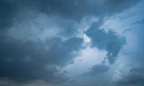 Dark storm clouds with background,Dark clouds before a thunder-storm. 스톡 사진
