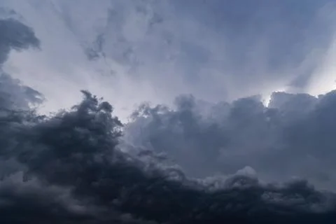 Dark storm clouds with background,Dark clouds before a thunder-storm. 스톡 사진