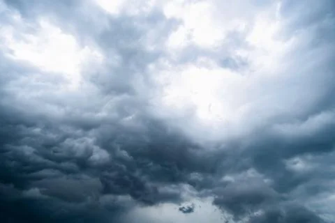 Dark storm clouds with background,Dark clouds before a thunder-storm. Stock-Fotos