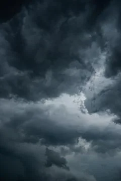 Dark storm clouds with background,Dark clouds before a thunder-storm. Stock-Fotos