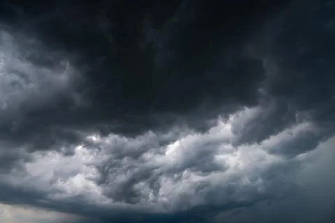 Dark storm clouds with background,Dark clouds before a thunder-storm. 스톡 사진