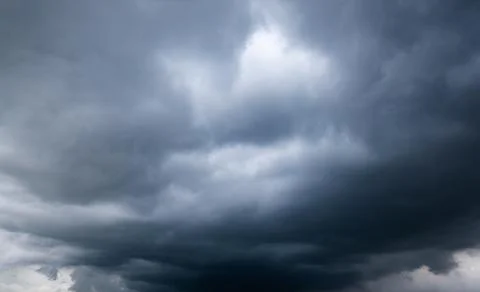 Dark storm clouds with background,Dark clouds before a thunder-storm. Stock-Fotos