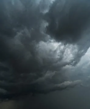 Dark storm clouds with background,Dark clouds before a thunder-storm. Stock-Fotos