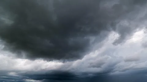Dark storm clouds with background,Dark clouds before a thunder-storm. Stock-Fotos