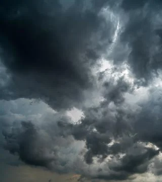 Dark storm clouds with background,Dark clouds before a thunder-storm. 스톡 사진
