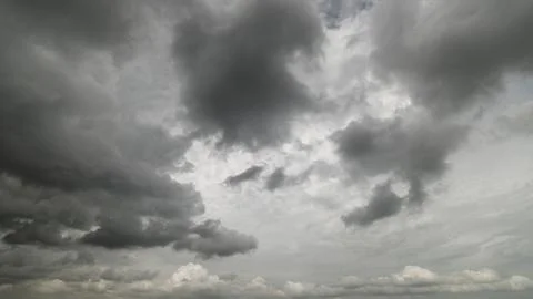 Dark storm clouds with background,Dark clouds before a thunder-storm. Stock Photos