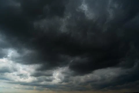 Dark storm clouds with background,Dark clouds before a thunder-storm. 스톡 사진