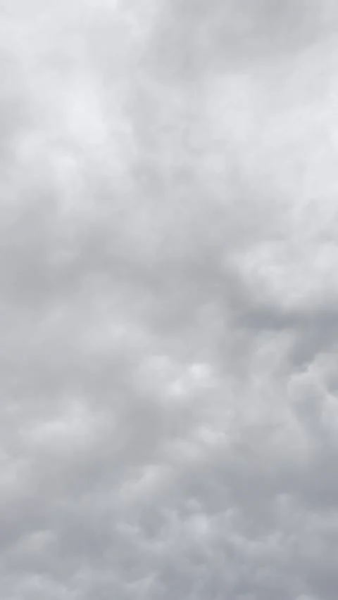 Dark Storm Clouds Building in Vertical Sky Видео 344779371
