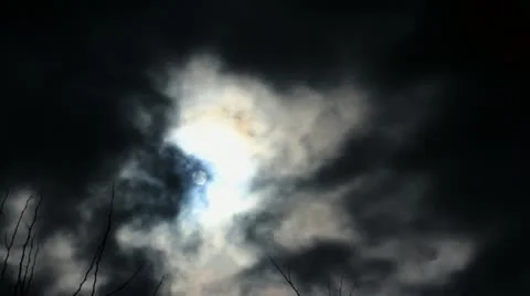 Dark Storm Clouds Video stock 20584577