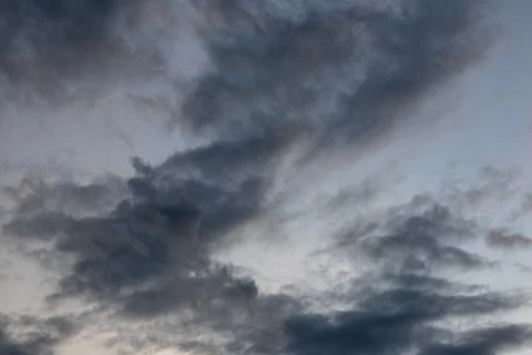Dark Storm Clouds Gathering in the Sky Foto stock