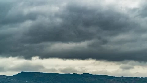 Dark Storm Clouds Gathering Time Lapse 4K Weather Footage Stock Footage 319623231