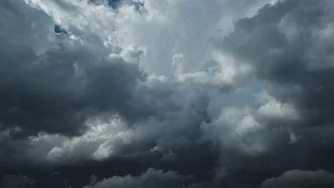 Dark storm clouds moving Stock Footage 169313887