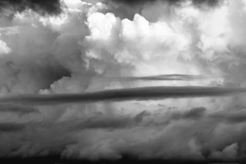 Dark storm clouds nature Stock Photos