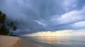Dark Storm Clouds over Palm Beach. HD Footage