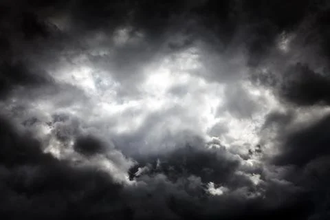 Dark Storm Clouds Stock Photos