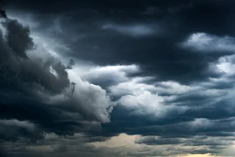 Dark Storm Clouds Stock Photos