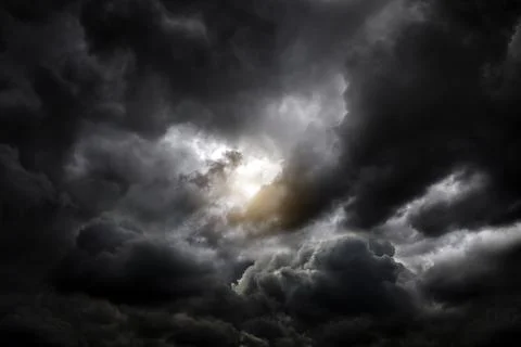 Dark Storm Clouds Stock-Fotos