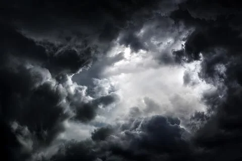 Dark Storm Clouds Stock Photos