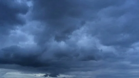 Dark storm clouds before rain Stock Footage 39435371
