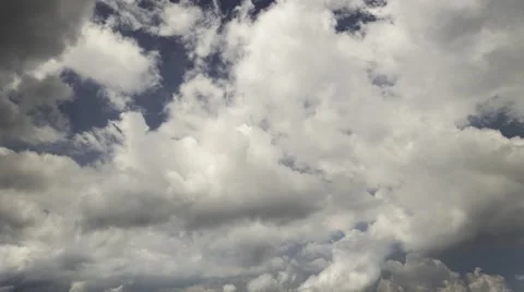 Dark storm clouds before rain Stock Footage 52053837