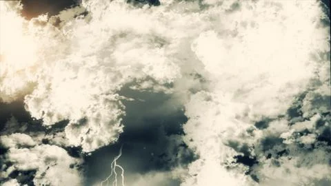 Dark storm clouds before rain 스톡 일러스트