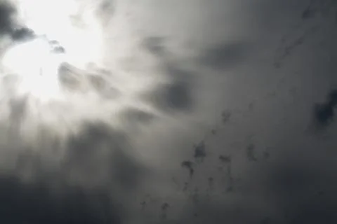 Dark storm clouds before rain Stock Photos