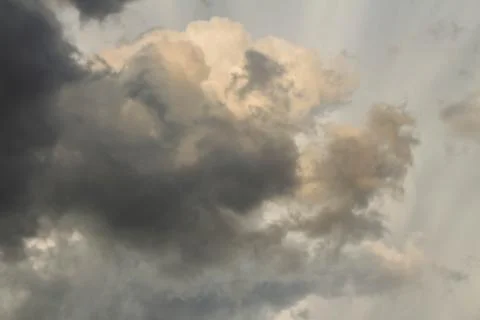 Dark storm clouds before rain Stock Photos