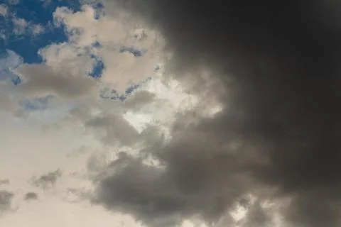 Dark storm clouds before rain Stock Photos