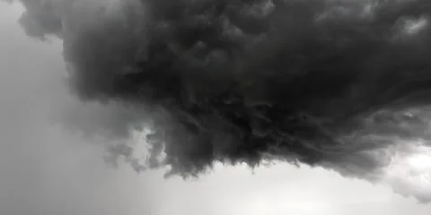 Dark Storm Clouds Rolling In Turning Stock Footage 280932786