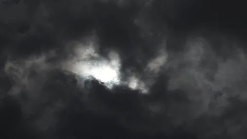 Dark storm clouds. Before the storm Stock Footage 155470990