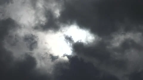 Dark storm clouds. Before the storm Stock Footage 155470992