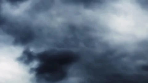 Dark Storm Clouds Swirling in Dramatic Sky 스톡 동영상 347460742