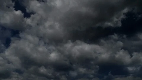Dark Storm Clouds Time Lapse Stock Footage 104877871