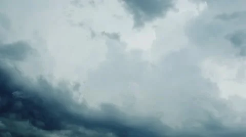 Dark storm clouds, timelapse Stock Footage 40645629