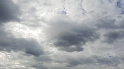 Dark Storm Clouds Timelapse Stock Footage 166620336