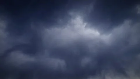 Dark Storm Clouds Timelapse Видео 345645765