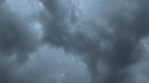Dark Storm Clouds Timelapse in the Sky Stock Footage 315910787
