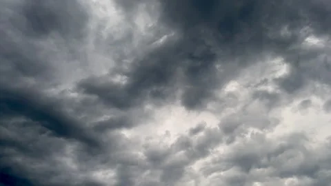 Dark storm sky. Clouds before storm. Stock Footage 245536753