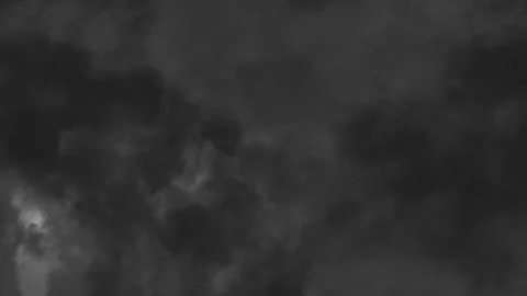 Dark stormy clouds with dramatic lightning flash effect 스톡 동영상 316701307