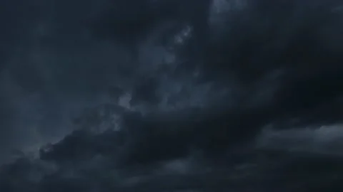 Dark stormy clouds Video stock 130297822