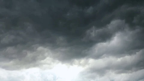 Dark stormy clouds formation Video stock 122705001