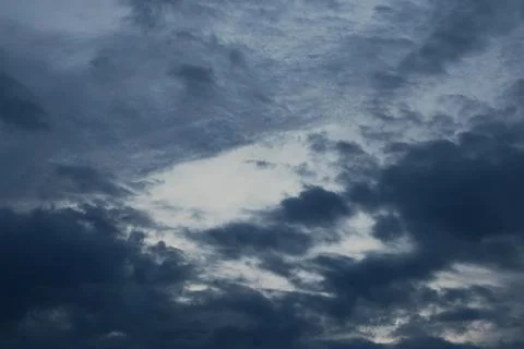 Dark Stormy Clouds Gathering Overhead Stock Photos