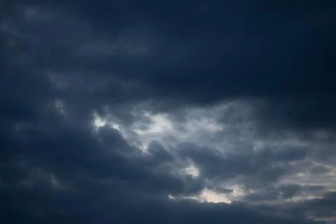 Dark Stormy Clouds in the Sky Stock Photos