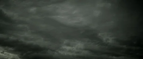 Dark stormy clouds timelapse cinemascope Stock Footage 242801400