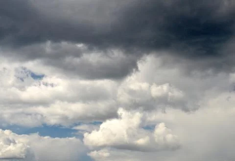 Dark stormy sky background Stock Photos