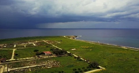 Dark stormy sky before the rain. Stock Footage 74221565